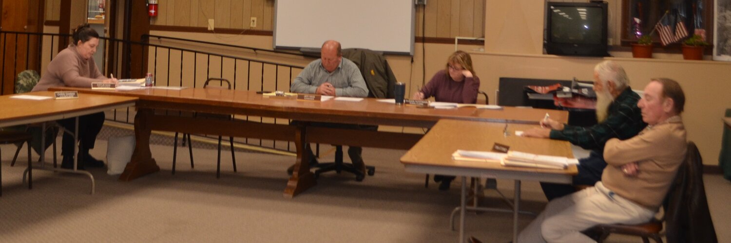The Highland town board meeting on Nov. 14.